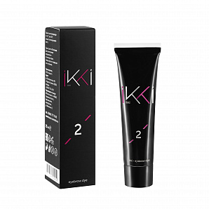 permanentnaya gel kraska dlya brovej ikki temno korichnevyj 15 ml ikki rossiya