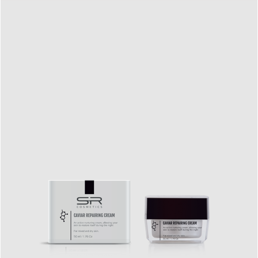 SR - �������� ����������� ���� - Caviar Repairing Cream, 50ml, 50 �� - SR Cosmetics (�������)