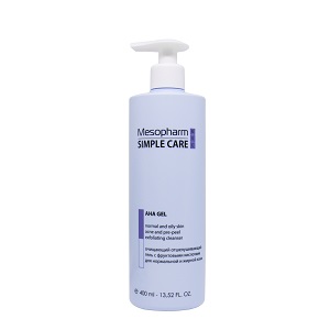 MS - ��������� ���� � ���������� ��������� Aha Gel, 400 �� - Mesopharm Simple Care (������)