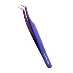 pincet l dlya narashchivaniya resnic purple metallic s ruchnoj zatochkoj 1 sht enigma yuzhnaya koreya