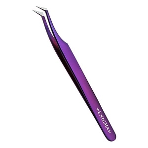 pincet l new dlya narashchivaniya resnic purple metallic s ruchnoj zatochkoj 1 sht enigma yuzhnaya koreya
