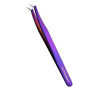 pincet volume new dlya narashchivaniya resnic purple metallic s ruchnoj zatochkoj 1 sht enigma yuzhnaya koreya