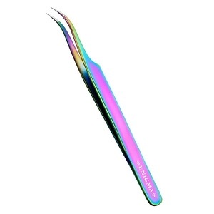 pincet izognutyj new dlya narashchivaniya resnic chameleon s ruchnoj zatochkoj 1 sht enigma yuzhnaya koreya