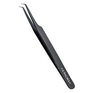 pincet mini l 90 new dlya narashchivaniya resnic black s ruchnoj zatochkoj 1 sht enigma yuzhnaya koreya