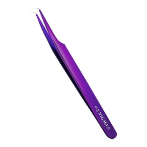 pincet mini l 90 new dlya narashchivaniya resnic purple metallic s ruchnoj zatochkoj 1 sht enigma yuzhnaya koreya