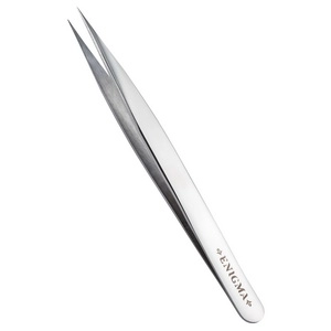 pincet pryamoj dlya narashchivaniya resnic metallic 1 sht enigma yuzhnaya koreya