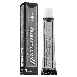 kraska dlya procedury laminirovaniya brovej i resnic hairwell chernaya 20 ml hairwell germaniya