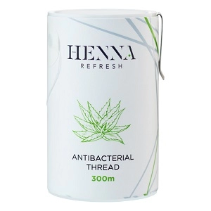 antibakterialnaya nit dlya korrekcii brovej s sokom aloe henna refresh 1 sht henna refresh indiya