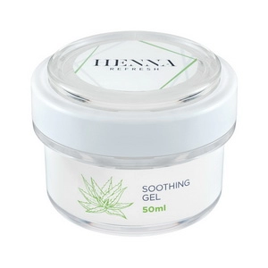 uspokaivayushchij gel dlya brovej s sokom aloe 50 ml henna refresh indiya