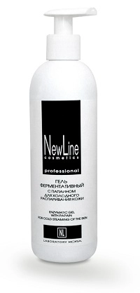 nl gel fermentativnyj s papainom dlya holodnogo rasparivaniya kozhi 300 ml new line rossiya