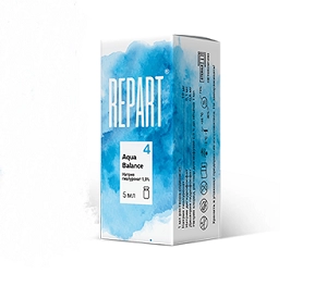 biorevitalizant dlya lica uvlazhnyayushchij repart 4 aqua balance 5 ml 1 flakon repart rossiya