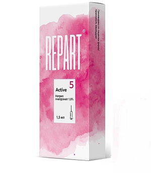 biorevitalizant dlya uvlazhneniya i omolozheniya kozhi lica repart 5 active 15 ml 1 shpric repart rossiya