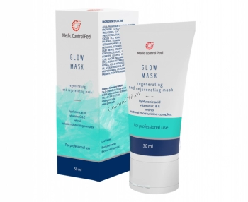 maska s gialuronovoj kislotoj glow mask 50 ml medic control peel rossiya