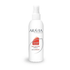 loson posle depilyacii dlya zamedleniya rosta volos s ekstraktom arniki 150 ml aravia professional rossiya
