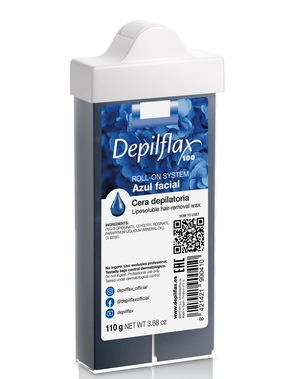 vosk v kartridzhe azulenovyj uzkij rolik 110 gr depilflax ispaniya
