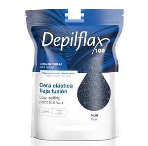 vosk plenochnyj extra quality film wax v granulah quotsinijquot 100 gr depilflax ispaniya