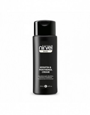 kondicioner pitatelnyj s keratinom i pantenolom dlya suhih lomkih i povrezhdennyh volos keratin amp panthenol cream 250 ml nirvel ispaniya