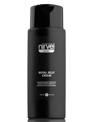 uvlazhnyayushchij kondicioner s pchelinym matochnym molochkom dlya suhih okrashennyh i povrezhdennyh volos royal jelly cream 250 ml nirvel ispaniya