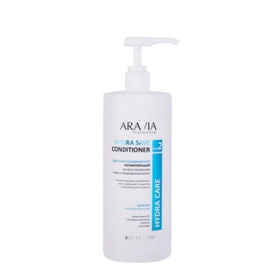 balzam kondicioner uvlazhnyayushchij dlya vosstanovleniya suhih obezvozhennyh volos hydra save conditioner 1000 ml aravia professional rossiya