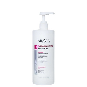 shampun glubokoj ochistki dlya podgotovki k professionalnym proceduram extra clarifying shampoo 1000 ml aravia professional rossiya
