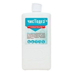 dezinficiruyushchij koncentrat chistodez 1000 ml chistove rossiya