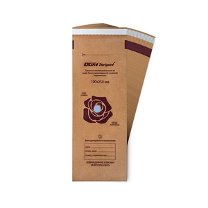 kraft paket dgm steriguard s indikatorami 100h250 mm 100 sht upk chistove rossiya