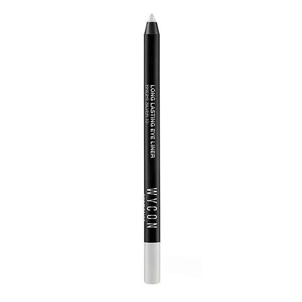 karandash dlya glaz long lasting eye liner 10 bright silver wycon