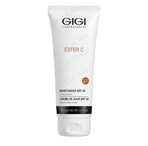 krem dnevnoj obnovlyayushchij s spf 20 ester c moisturizer 200 ml gigi izrail