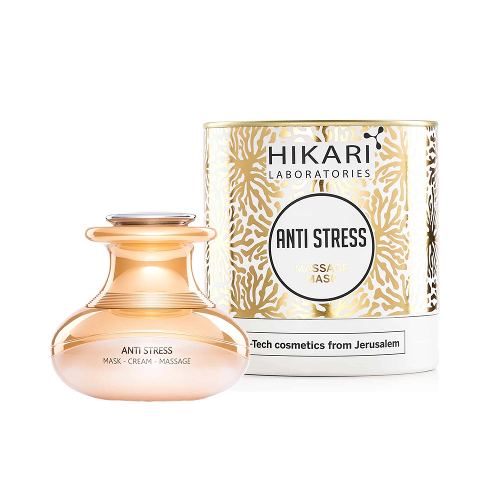 massazhnaya maska dlya lica anti stress mask massage 50 ml hikari laboratories izrail