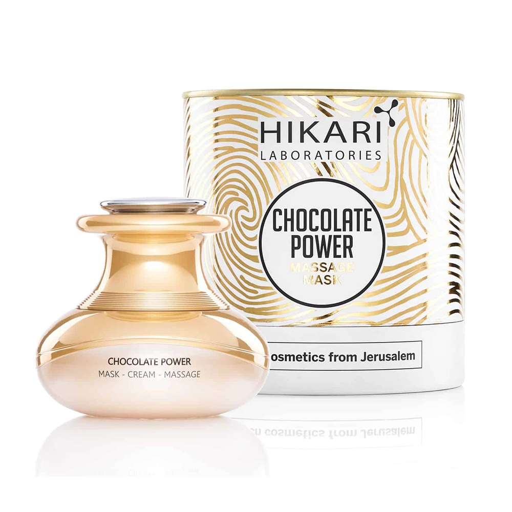 massazhnaya maska dlya lica chocolate powder mask massage 50 ml hikari laboratories izrail