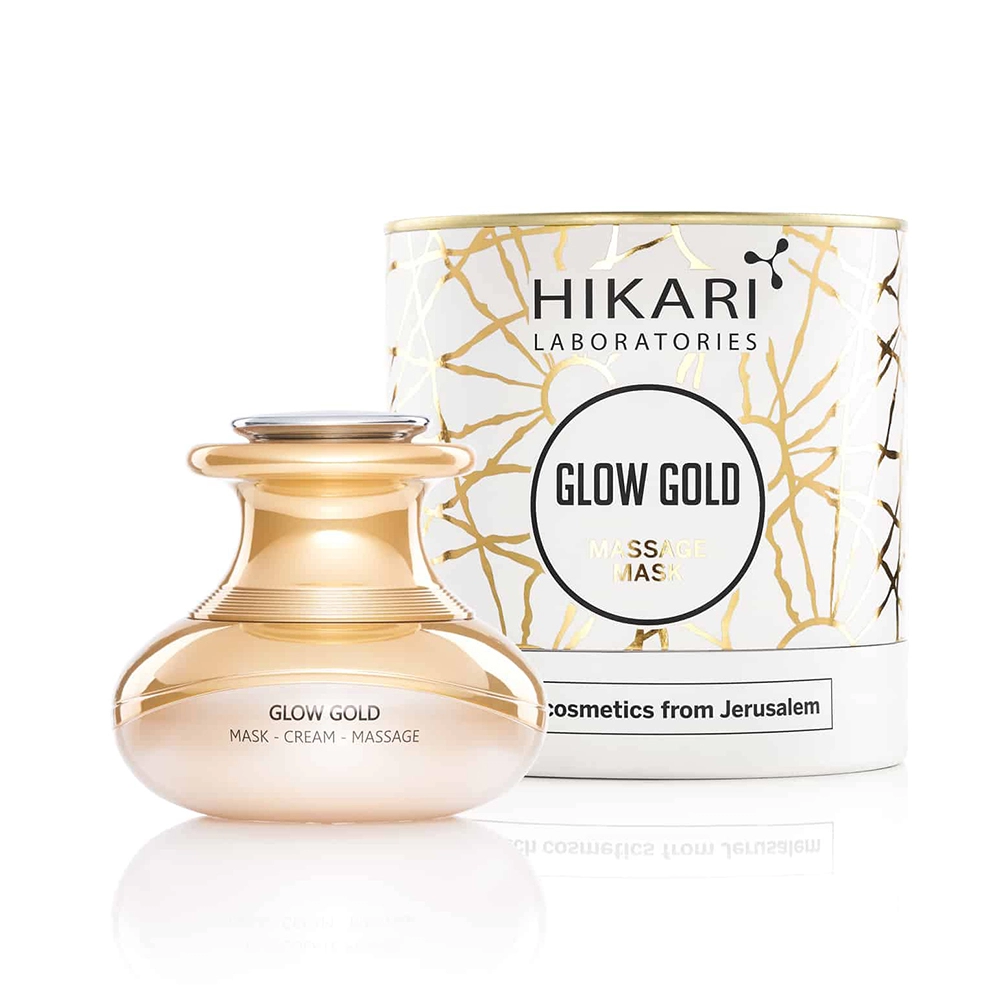 massazhnaya maska dlya lica glow gold mask massage 50 ml hikari laboratories izrail