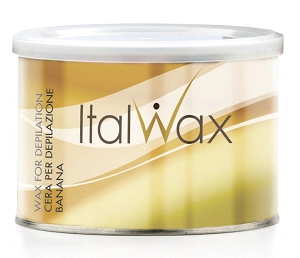 teplyj vosk dlya depilyacii v banke banan 400 ml italwax italiya