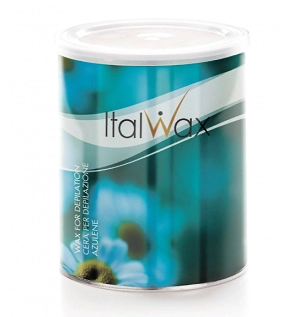 teplyj vosk dlya depilyacii v banke azulen 800 ml italwax italiya