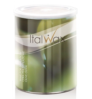 teplyj vosk dlya depilyacii v banke oliva 800 ml italwax italiya