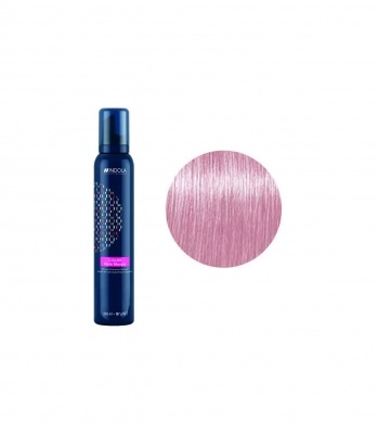 ottenochnyj muss dlya ukladki volos color style mousse klubnichnaya roza 200 ml indola professional germaniya