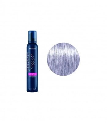 ottenochnyj muss dlya ukladki volos color style mousse serebryanaya lavanda 200 ml indola professional germaniya