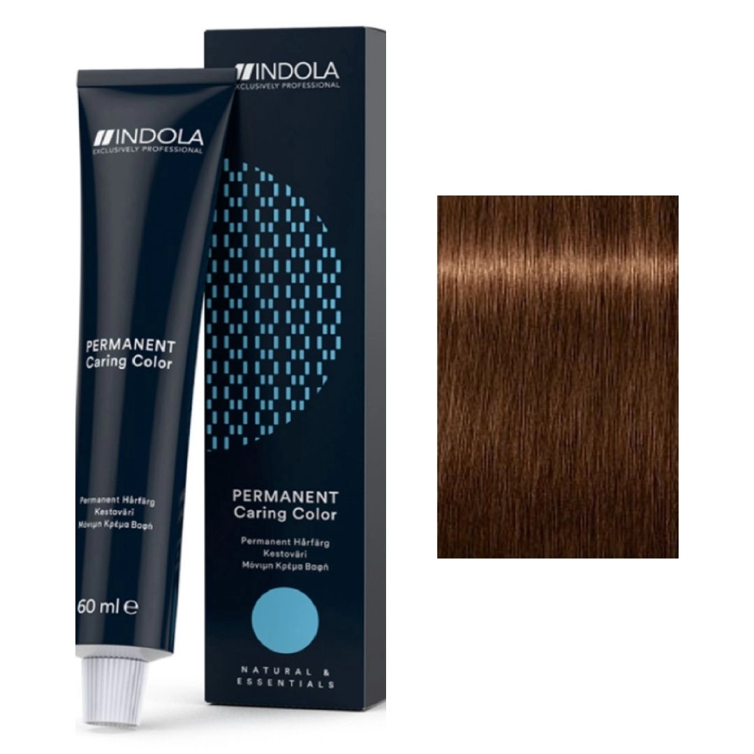 krem kraska dlya volos ageless 638 temnyj rusyj zolotistyj shokoladnyj intensivnyj 60 ml indola professional germaniya