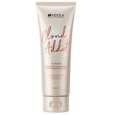 ottenochnyj shampun dlya svetlyh volos pinkrose blond addict 250 ml indola professional germaniya