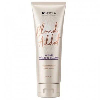 shampun ochishchayushchij dlya svetlyh volos instacool blond addict 250 ml indola professional germaniya