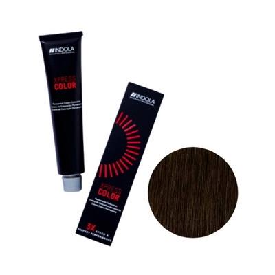 krem kraska dlya volos xpresscolor 500 svetlyj korichnevyj intensivnyj naturalnyj 60 ml indola professional germaniya