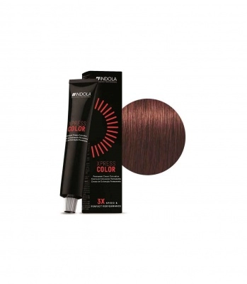 krem kraska dlya volos xpresscolor 665 tyomnyj rusyj krasnyj mahagon 60 ml indola professional germaniya