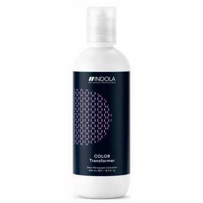 transformer krasitelya dlya demipermanentnogo okrashivaniya volos 500 ml indola professional germaniya