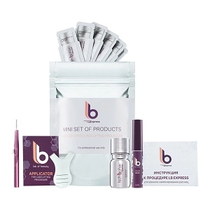mini nabor dlya uskorennogo laminirovaniya resnic lash botox express nabor lash botox rossiya