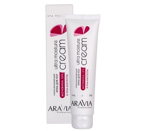 krem dlya nog superuvlazhnyayushchij s mochevinoj 15 i rna kislotami ultra moisture cream 100 ml aravia professional rossiya