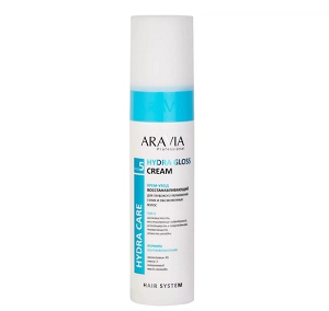 krem uhod vosstanavlivayushchij dlya glubokogo uvlazhneniya obezvozhennyh volos hydra gloss cream 250 ml aravia professional rossiya
