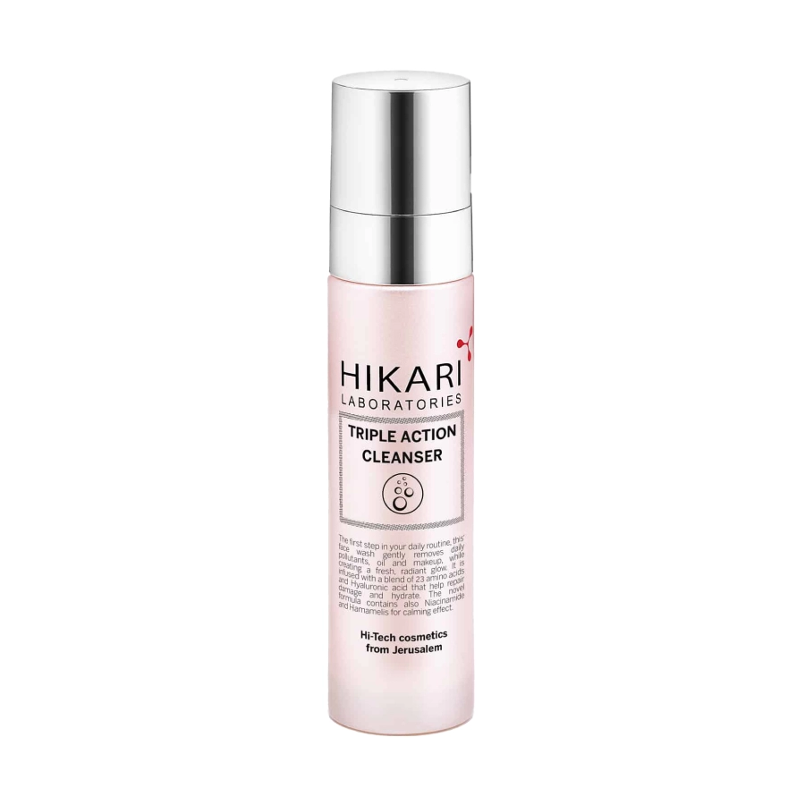 ochishchayushchij krem trojnogo dejstviya dlya chuvstvitelnoj kozhi triple action cleanser 120 ml hikari laboratories izrail