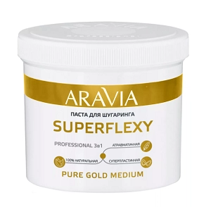 pasta dlya shugaringa superflexy pure gold 750 gr aravia professional rossiya