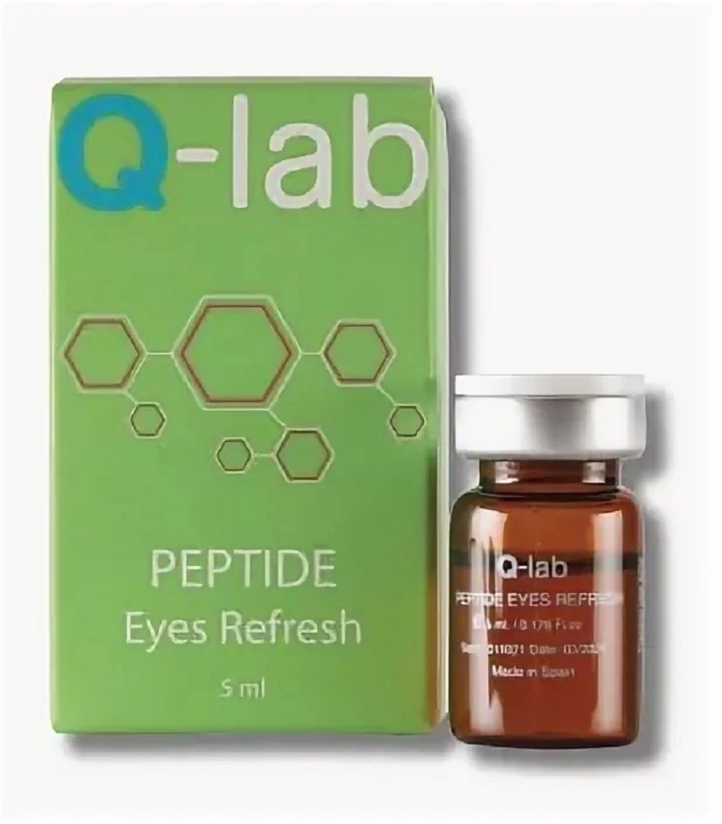 revitaliziruyushchij peptidnyj koktejl dlya vek peptide eyes refresh 5 ml 1 flakon q lab ispaniya