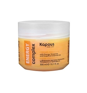 krem parafin dlya ruk i nog energy complex s efirnymi maslami apelsina mandarina i grejpfruta 300 ml kapous body care rossiya