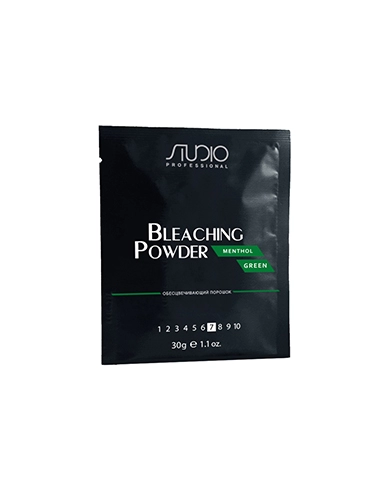 obescvechivayushchij poroshok dlya volos menthol green 30 gr studio professional rossiya